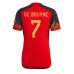 Billige Belgien Kevin De Bruyne #7 Hjemmebane Fodboldtrøjer VM 2022 Kortærmet